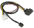 Supermicro CBL-SAST-0957 PCIe NVMe 12Gbs Cable